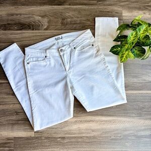 Scarlet Boulvard White Skinny Stretch Jeans Size 29